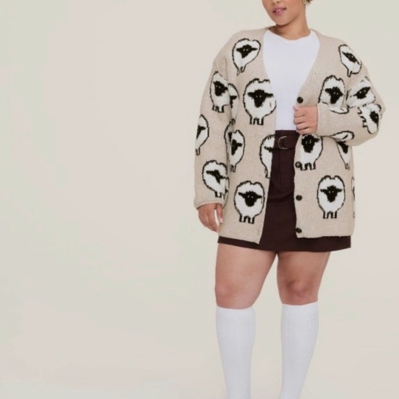 Target x Woolrich Women’s Sheep Print Relaxed Cardigan – Size 2X - Picture 3 of 3